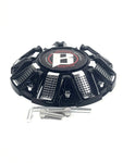 Ballistic Off-Road Gloss Black Chrome Wheel Center Cap CAP OR-D2 CAP OR-D (4 CAPS) + SCREWS