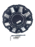 Ballistic Off-Road Gloss Black Chrome Wheel Center Cap CAP OR-D2 CAP OR-D (4 CAPS) + SCREWS