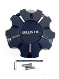 Ballistic Off-Road Wheel Center Cap Matte Black WX-10-CAP (4 CAPS) + SCREWS