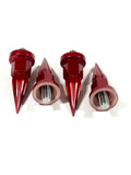 Ballistic Wheels Black / Red 963 / 827 Gladiator Wheel Rivet Cone / Spike (Set of 4)