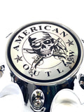 American Outlaw Wheels Chrome Custom Wheel Center Caps # BC-789S (1 CAP)