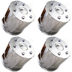 MB MOTORING Chrome Custom Wheel Center Cap # BC-528 (4 CAPS)