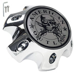 American Outlaw Wheels Chrome Custom Wheel Center Caps # BC-789S (1 CAP)